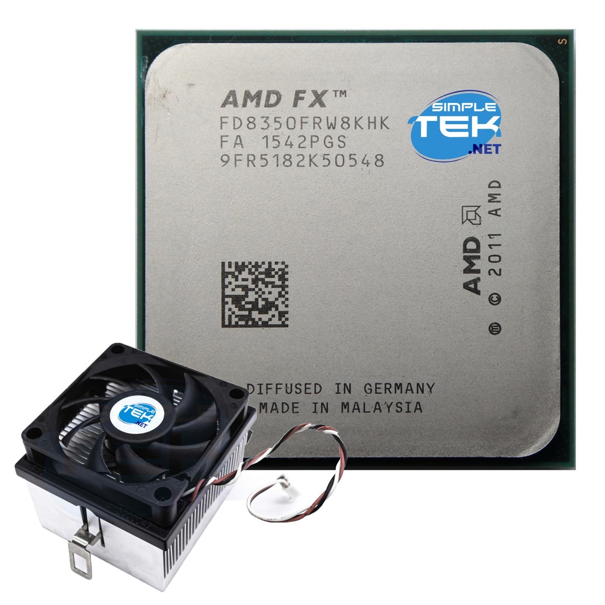 AMD FX-8350 FD8350FRW8KHK Processor CPU Socket AM3+ 125W TDP 8C/8T