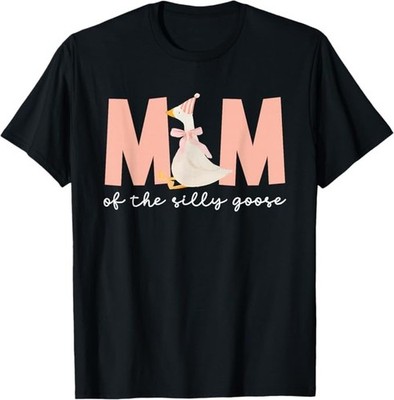 Mom of The Silly Goose Silly Goose Birthday Matching Family T-Shirt