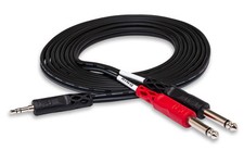 10 Feet 3.5mm TRS to Dual 1/4 Inch TS Y Cable for Audio Devices