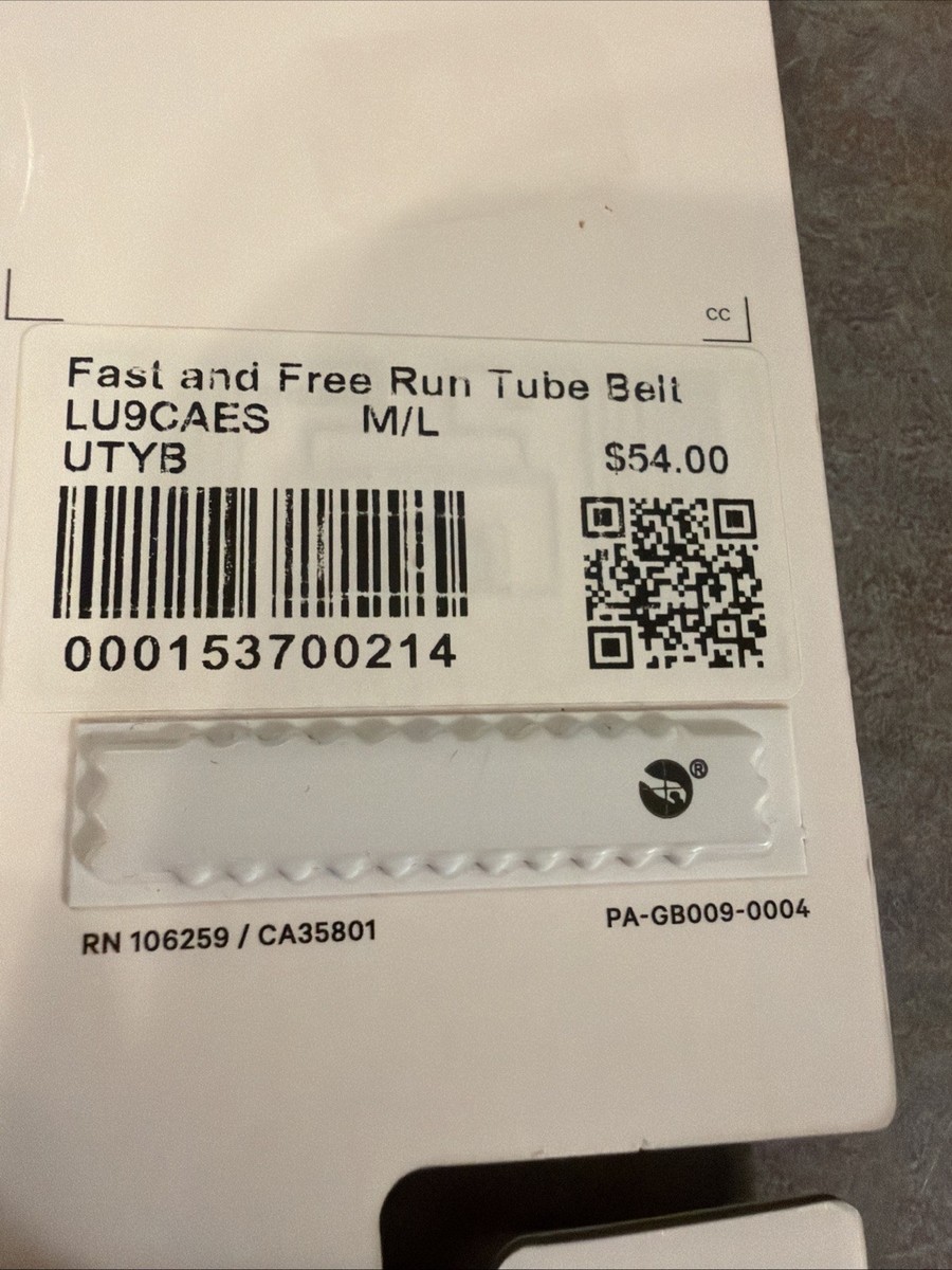 NWT Lululemon Fast Free Run Tube Belt Blue Size M/L Running  display picture 2