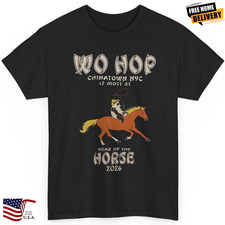 Wo Hop Chinatown NYC 2026 Year of the Horse T-shirt