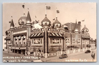 RPPC Mitchell Corn Palace South Dakota Worlds Only P.H. Griggs Pix Co