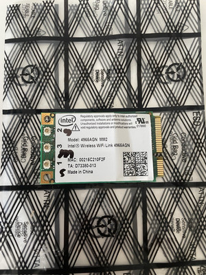 Intel Wireless WiFi Link 4965AGN MM2 Mini PCI Express D73380-013 D73942-001