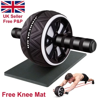 Pro Abs Roller Exercise Wheel Abdominal Core Strength Workout Muscle Cruncher - Image 1 of 3