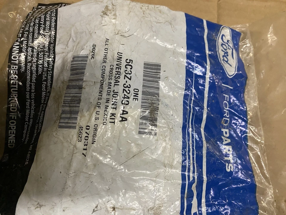 Ford Motorcraft U-Joints 5C3Z-3243-AA N.O.S. 2005-15 F250 F350 Front Axle (X2) - Image 3 of 4
