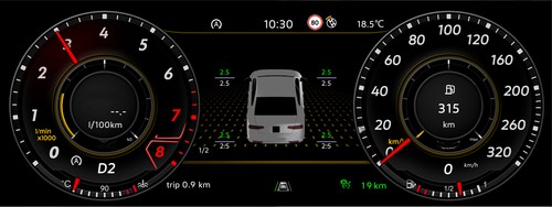 For VW GOLF VII Digital Dashboard Instrument VW Golf 7 Virtual Cockpit Dashboard - Picture 8 of 9