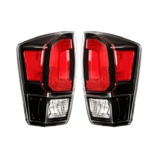 NEW 2020+ Black TRD Pro Rear Tail Light Pair Plug&Play For 2016-2021 3G Tacoma