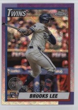 2025 Topps Chrome Logofractor Edition 1990 Topps Brooks Lee #90CB-20 9fc
