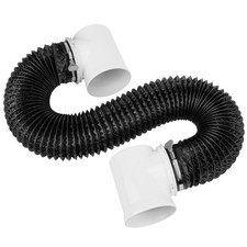 Dryer Vent Connector Kit with 90 Degree Elbow  6-Layer Flexible Hose, Space-...
