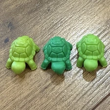 TMNT Teenage Mutant Ninja Turtle Playmates Mutant Mayhem Tiny X3 RARE