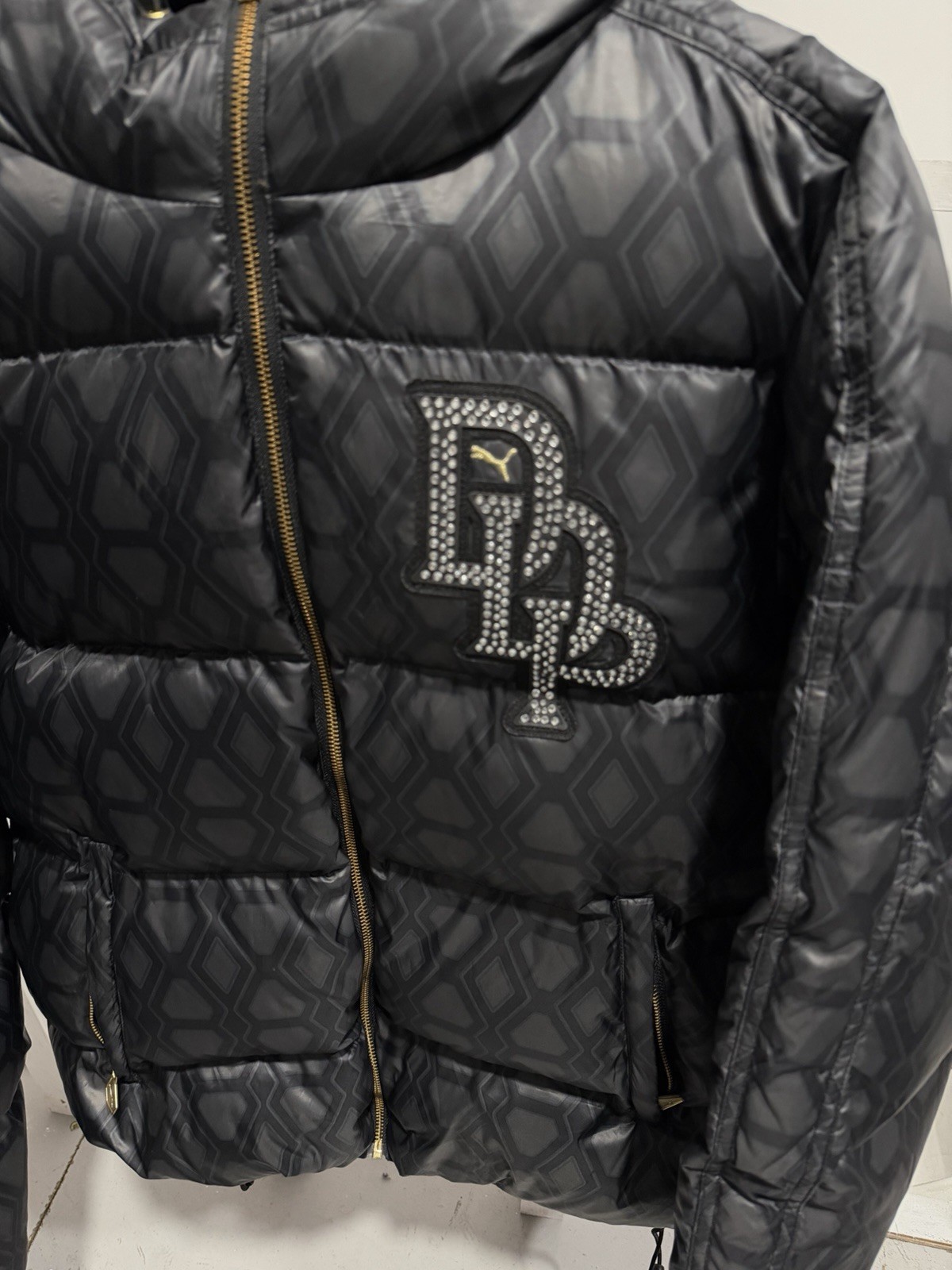 Puma x Dapper Dan Reversible Bomber PufferDown Jacket image 2