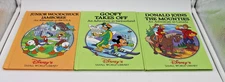 Disney's Small World Library Lot of 3 Vintage Books USA Canada Switzerland