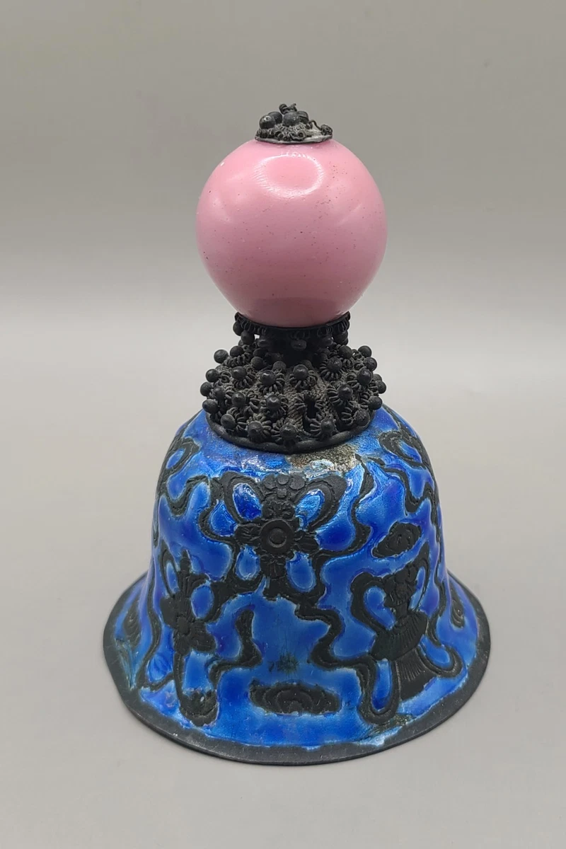 蓝色古董铃铛| eBay