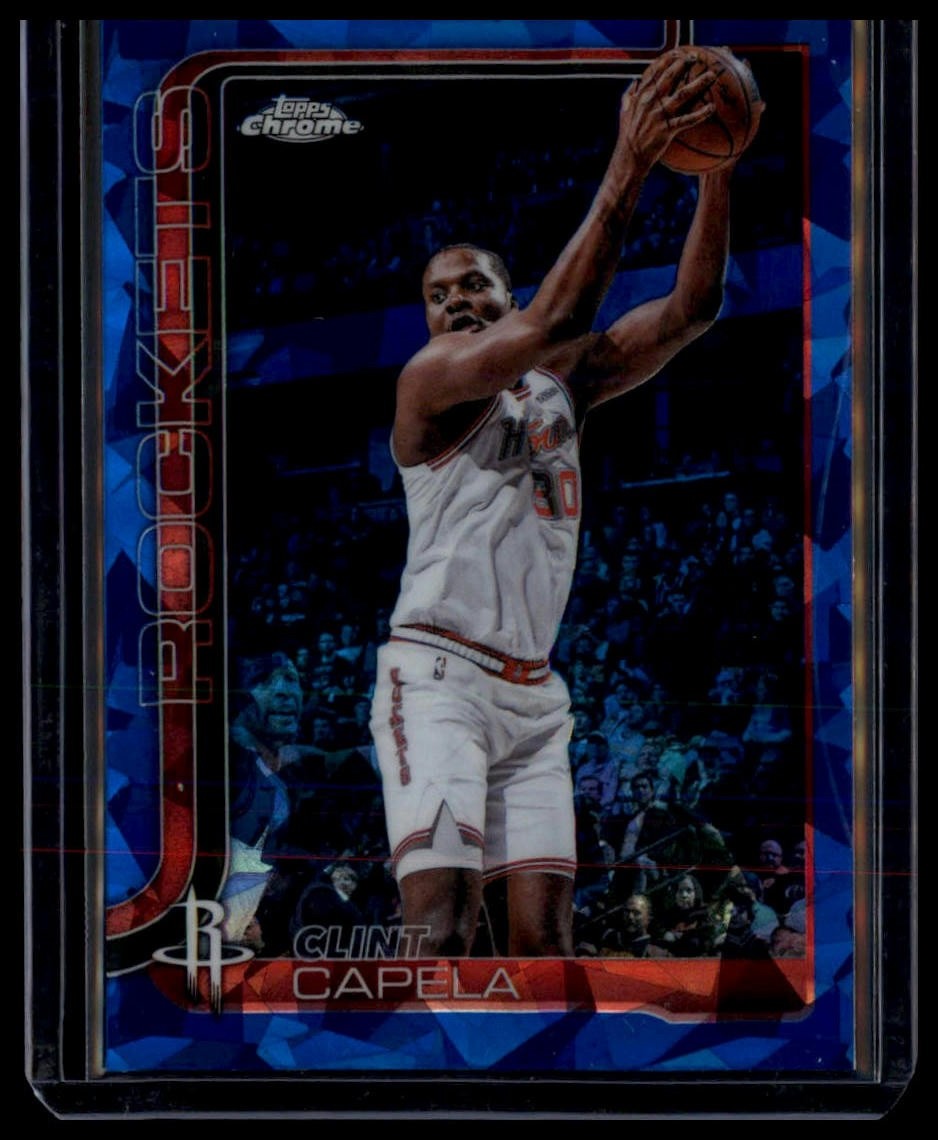 2025-26 Topps Chrome Sapphire Edition #94 Clint Capela Houston Rockets !!!