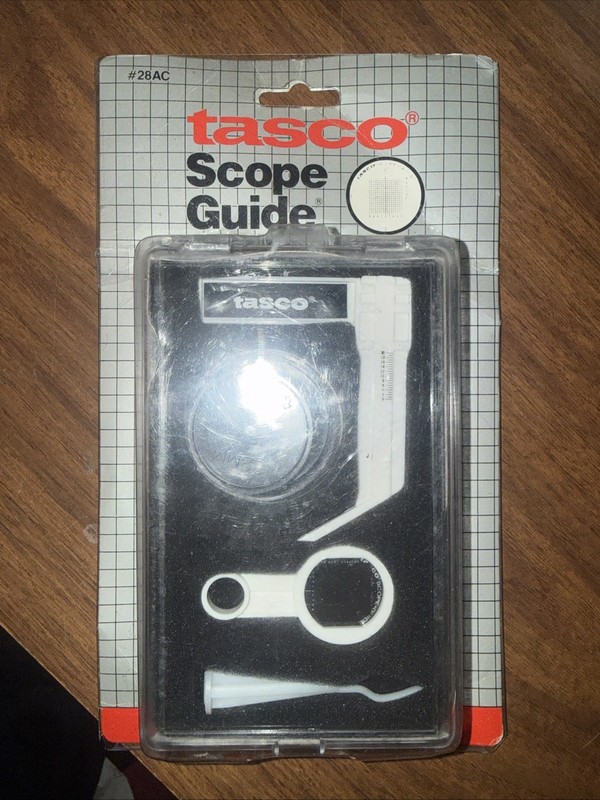 tasco scope guide for zeroing rifle scopes NEW OLD STOCK