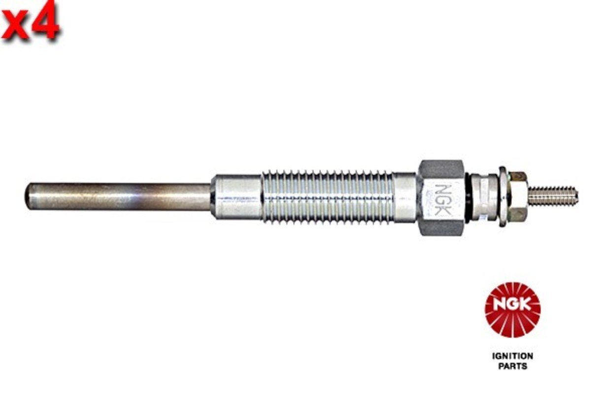 NGK 4x Glow Plug For TOYOTA Hilux V 88-97 19850-54030