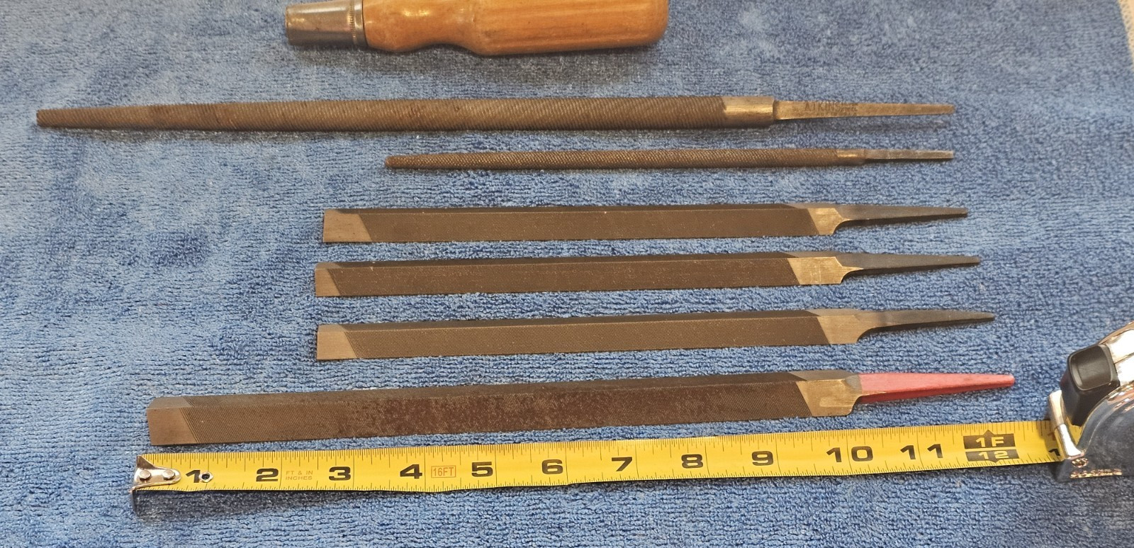 Vintage Round/Triangle Files Nicholson - Simonds - Atkins - Craftsman Lot of 6