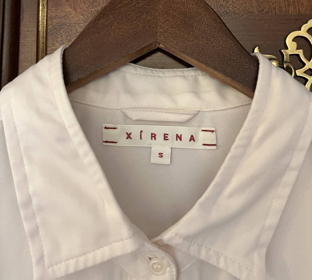 Xirena silky polyester Button Down Long Sleeve bl… - image 2