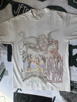 Travis Scott Utopia Circus Maximus 2023 Tour III Concert Tee Men s Medium White
