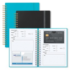 OneSky Business  Credit Card Organizers 64 Slots Each 2 Pack