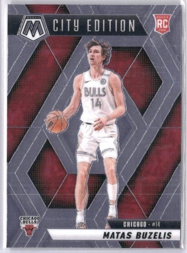 MATAS BUZELIS RC 2024-25 PANINI MOSAIC CITY EDITION ROOKIE