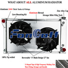 4 Row Radiator Shroud Fan Kit For 1967-1972 Chevy C/K C10 C20 C30 K10 GMC C2500