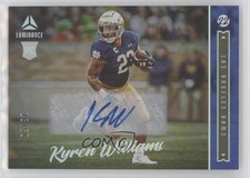 2022 Panini Luminance Rookie Blue Auto /50 Kyren Williams #183 Auto 9r9