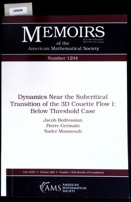 Dynamics near the subcritical transition of the 3D couette flow 1. Above thresho