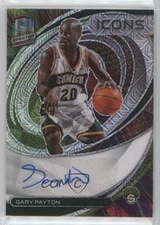 2021-22 Panini Spectra Icons Meta Prizm 1/15 Gary Payton #IA-GPY Auto HOF s3g
