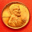 1946-D Lincoln Wheat Cent Penny GEM RED BU From an Original Bank Roll