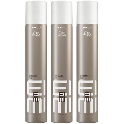 Wella EIMI Dynamic Fix Haarspray 3 x 500ml flexibler Halt UV-Schutz 45 Sek