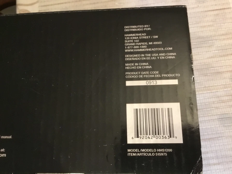 HAMMERHEAD HHS1200 12V Right Angle Impact Driver Auto Hammer 1/4" Collet Nail - Image 4 of 4