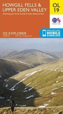 OS Explorer OL19 Howgill Fells & Upper E... by Ordnance Survey Sheet map, folded
