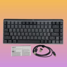 Logitech MX Mechanical Mini Wireless Keyboard Clicky Switches Graphite MB4628