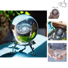 Fengshui 60mm Galaxy Crystal Sphere Paperweight - Perfect Gift for Spaces