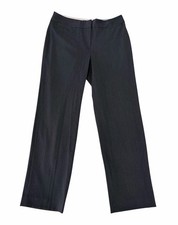 Liz Claiborne Career Women  s Audra Classic Straight Leg Pants Charcoal Size 10