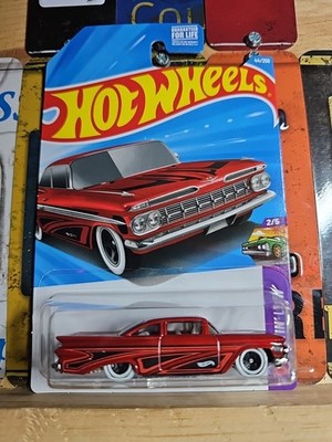 Hot Wheels '59 Chevy Impala Red 44/250 | eBay