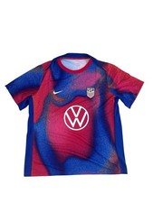 Authentic USMNT Nike 2024 Academy Pro Pre-Match Top Soccer Jersey Royal XL NWT.