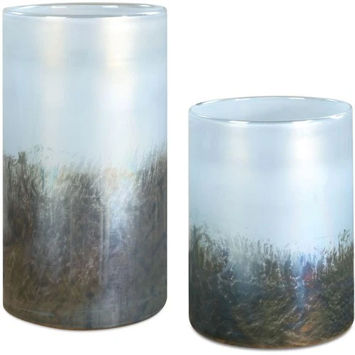 Uttermost 18253 Midnight 9.75 X 5.5 inch Vases, Set of 2 - Picture 1 of 3