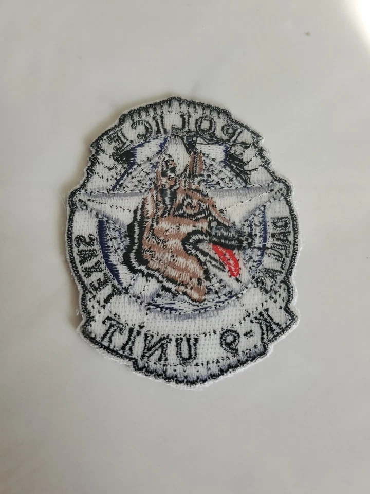 Parche de la unidad canina K9 del Departamento de Policía de Dallas Texas Foto 4 de 4