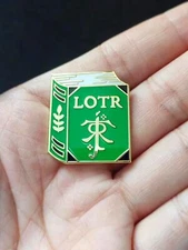 Lord of the Rings LOTR Book Enamel Pin Metal Badge Brooch 1.1"