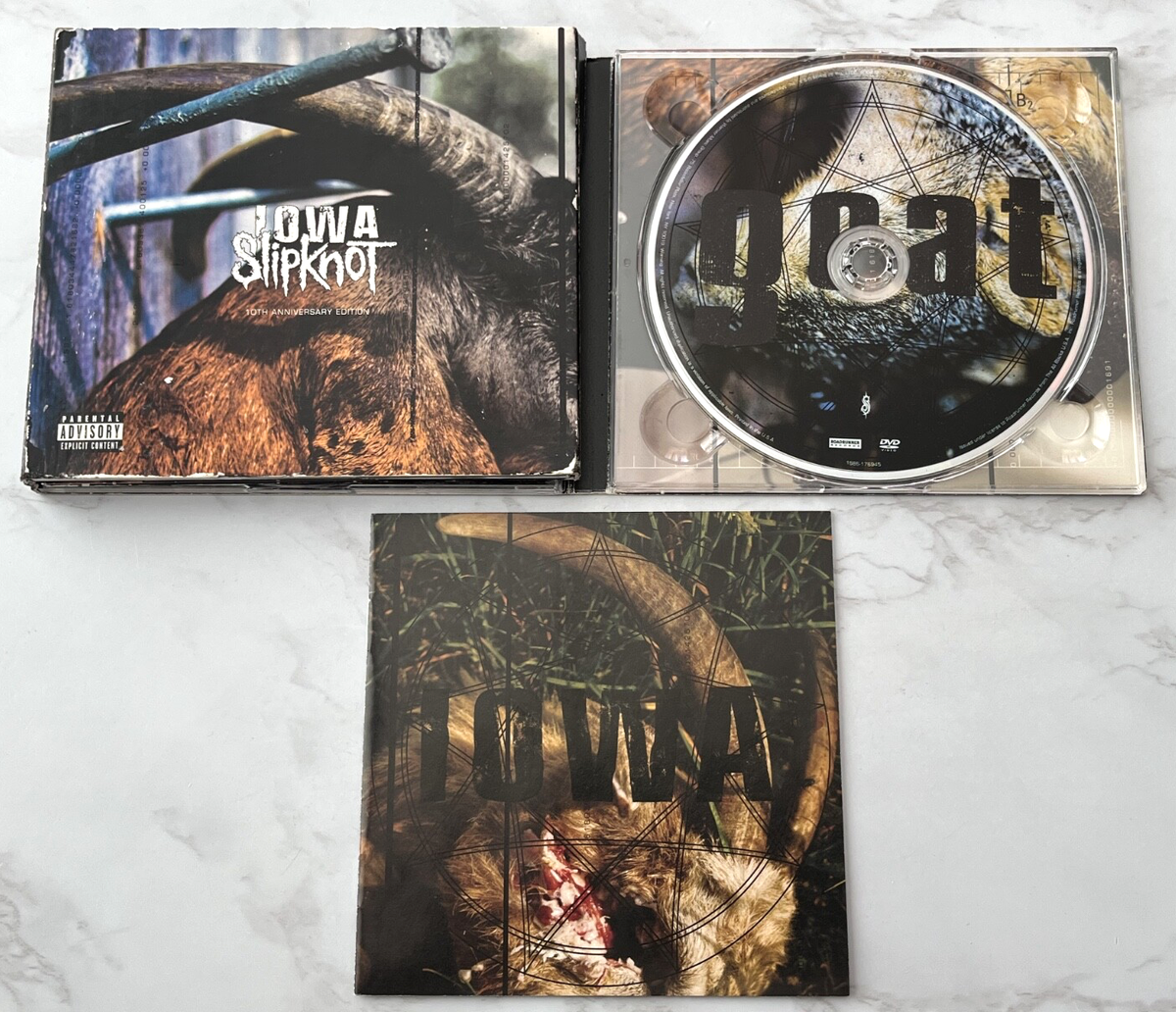 Slipknot Iowa 2 CD/DVD Digipak 10TH ANNIVERSARY ED. 2011 BONUS