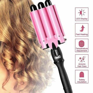 Rizador Ondulador de Pelo Profesional de cerámica con 3 Barriles | eBay