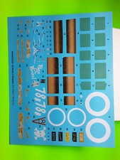 1929 29 Ford Model A Roadster 125 Waterslide Decal Sheet Rust Pinstripe Kustom