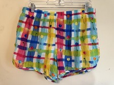 Jams World Vintage Shorts Mens Large Colorful Hawaiian Surf Line Cheeters