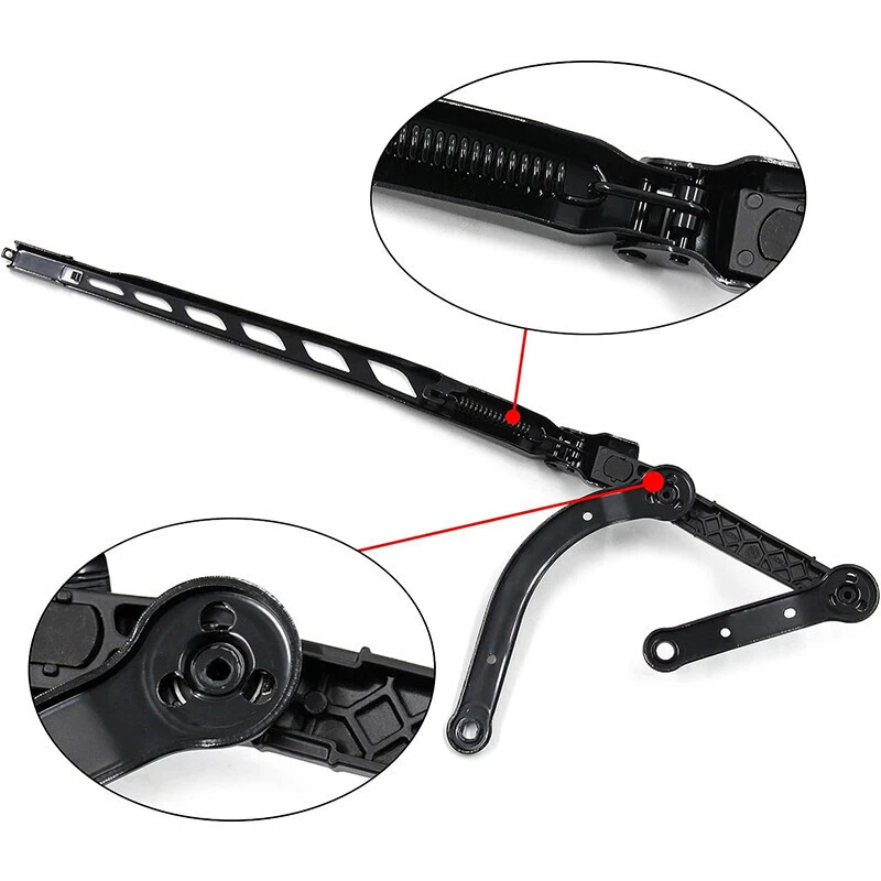 Black Right Windshield Wiper Arm for BMW 5 Series E60 E61 525i 525xi 528i 530i Foto 2 de 4