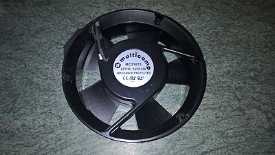 Multicomp Lüfter Axial MC21675 115VAC 220/230mA Impedanzgeschützt Neu
