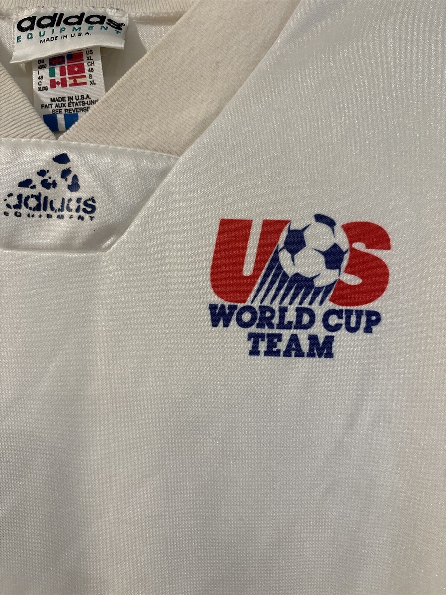 1992-93 USMNT HOME KIT XL - ADIDAS - USA MEN'S SOCCER JERSEY X