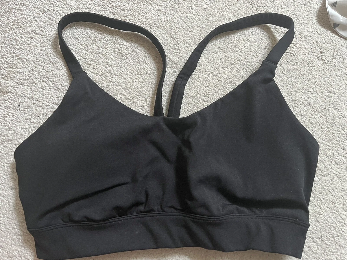 Hollister black sports bra with removable padding size S