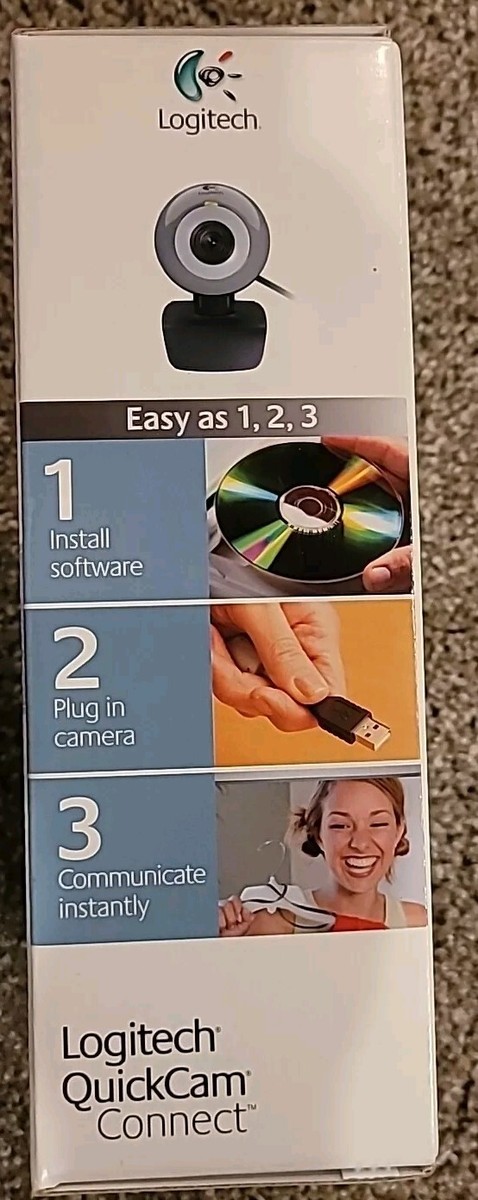 Logitech E2500 - QuickCam Connect - USB Video Web Camera w/ Mic